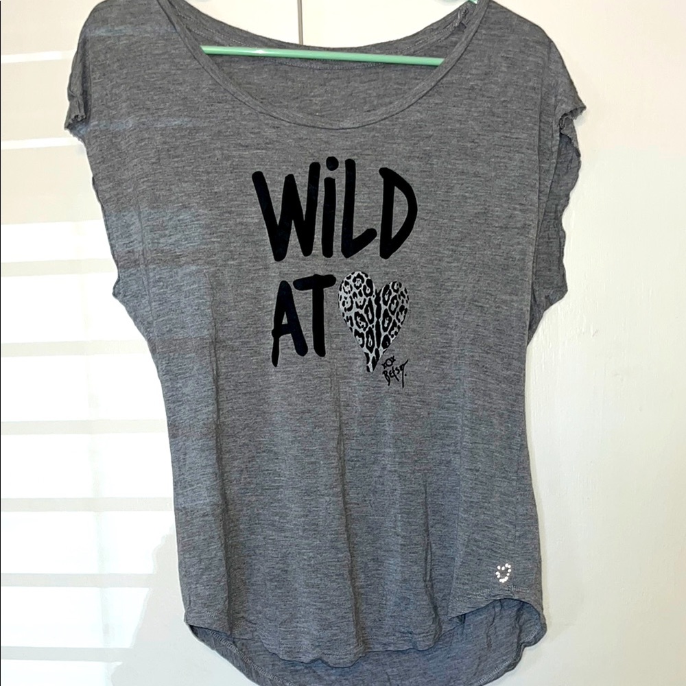 Betsey Johnson Performance Wild At Heart Women's Top